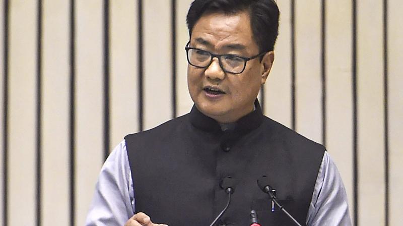 Union Law Minister Kiren Rijiju