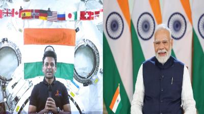 PM Modi spoke to Indian Group Captain Shubhanshu Shukla news in hindi