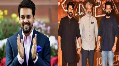 Anurag Thakur congratulates the entire team of the film 'RRR' on winning the Oscar Award