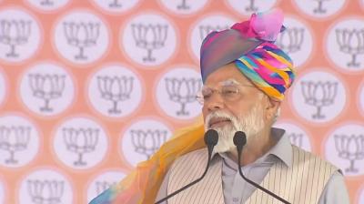 Muslim League's thinking reflected in Congress manifesto says pm modi in rajasthan ajmer rally 