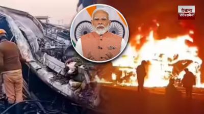 Sleeper bus-truck collision kills 10 in Chitradurga in Karnataka