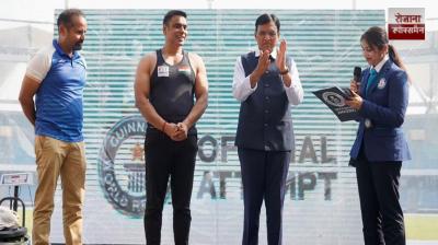 Fit India Ambassador, Push Up Man of India Rohtash Chaudhary sets new Guinness World Record  news in hindi