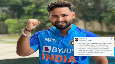 Rishabh's first tweet after the accident said, "The journey of recovery has begun and ready for future challenges"