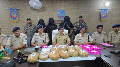 Three accused of smuggling ganja and brown sugar arrested Bokaro News In Hindi