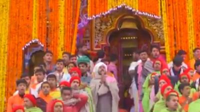  Badrinath Dham Doors opened Char Dham Yatra News In Hindi