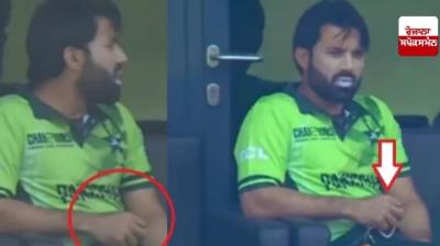 Rizwan seen with 'Tasbeeh' during India-Pakistan Champions Trophy 2025 match news in hindi