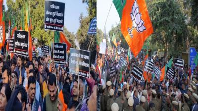 BJP protests against Bilawal Bhutto for comment on Modi