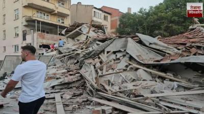 Earthquake jolts Turkey, three buildings collapse news in hindi 