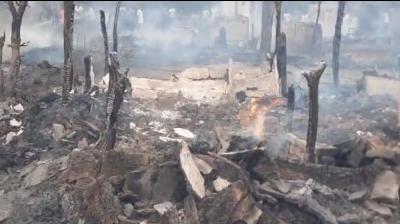 Punjab News Terrible fire broke out in slums in Bathinda 2 sisters burnt alive