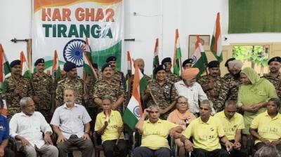 13 Battalion CRPF celebrated Har Ghar Tiranga with Divyaangjans people news in hindi