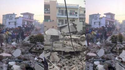 Accident in Mohali Sohana, many people feared buried news in hindi