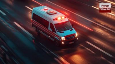 A one-day-old newborn died after the oxygen supply in the ambulance stopped while being taken to Jaipur.