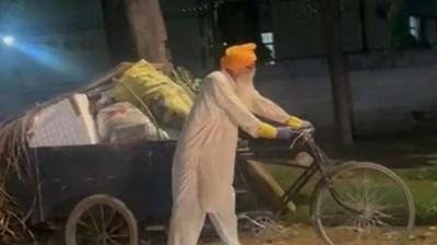 Meet Inderjit Singh Sidhu, 88-year-old retired DIG, shows Chandigarh a path to cleanliness news in hindi