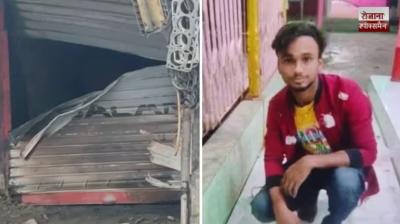 Bangladesh hindu youth burned alive in brutal garage attack