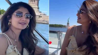 Shilpa Shetty holidaying in New York news in hindi