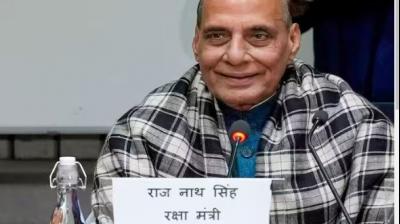 Defense Minister Rajnath Singh attended the swearing-in ceremony of the Nigerian President