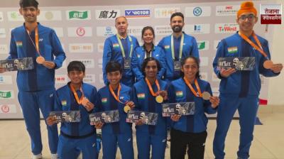 Shaina, Diksha Clinch Gold As India Finish With Best Medal Haul At Badminton Asia U17, U15 Championships news in hindi
