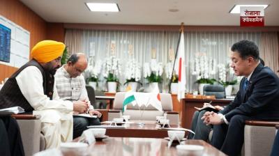 CM Mann proposes investment in meetings with Yamaha, Honda and Aisan Industries