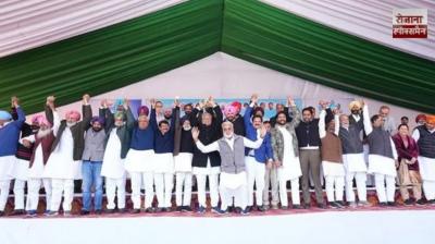 Congress sounded the election bugle by holding a massive rally in Dakha