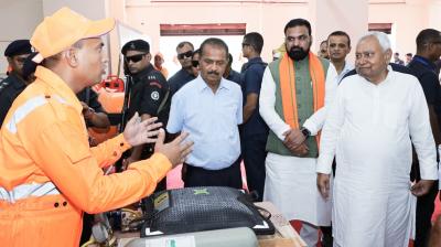 CM inaugurated State Disaster Response Force Battalion Headquarters Building news in hindi