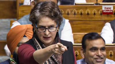 Priyanka Gandhi Claims PM Modi Spends 'Half His Time' Abroad