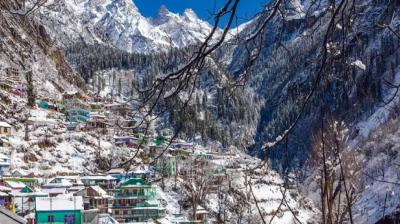 Fresh snowfall on Himachal mountains, IMD issues 'yellow alert' news in hindi