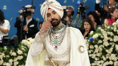 Diljit Dosanjh Maharaja Look at Met Gala 2025 News In Hindi
