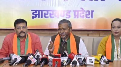 Save Constitution rally of Congress party is a drama: Babulal Marandi