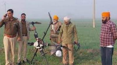 Over 2 kg of heroin, drone seized in Punjab's Tarn Taran