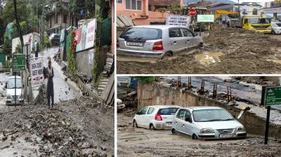 Himachal Pradesh landslides Many roads blocked, schools closed news in hindi