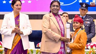 10-year-old Shravan received the National Children's Award for assisting the army during Operation Sindoor.