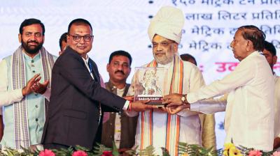 Amit Shah visits Haryana, gifts projects worth ₹825 crore to Haryana news in hindi