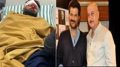 Anil Kapoor and Anupam Kher came to meet Rishabh Pant, Rishabh's heart was entertained in the hospital