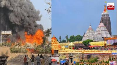 Odisha Puri Jagannath Chandan Yatra Firecracker Blast News In Hindi