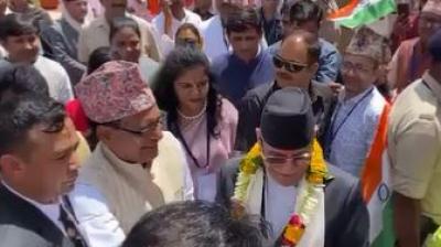 "Heart of India" Nepal's Prime Minister Prachanda reached Madhya Pradesh