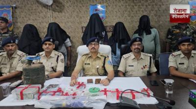 Five hieves including the main kingpin of the inter-state gang Machhli Ansari arrested news in hindi