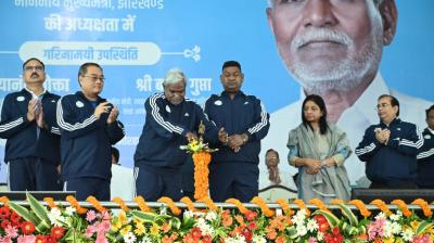 CM Champai Came State level awareness against drugs program news in hindi