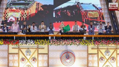 PM Modi lays foundation stone for Kaziranga corridor, flags off 2 Amrit Bharat trains