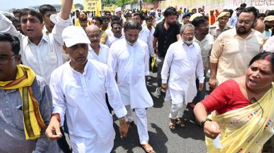 A 6-member delegation led by state president Manoj Bharti met the Chief Secretary news in hindi