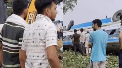 Haryana Roadways  Bus Accident News In Hindi