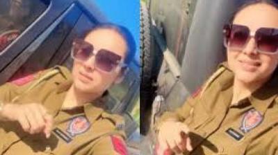 Dismissed woman constable Amandeep Kaur arrested again News in Hindi