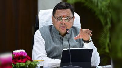 Policy Commission Meeting CM Dhami special plan to deal with water drainage problem News In Hindi