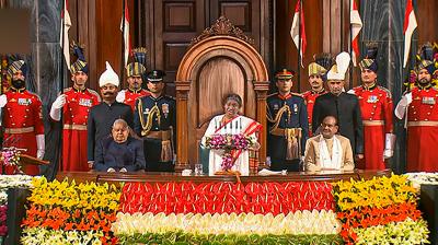 We have to make an India by 2047 which has the glory of the past and the golden chapters of modernity: President