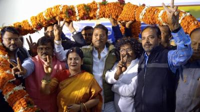 Kayastha community supported Mayor candidate Mala Sinha