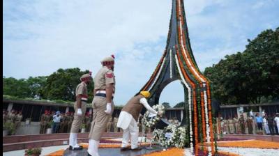 CM Bhagwant Mann paid tribute to the martyred soldiers of Kargil war news in hindi