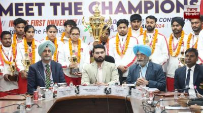 Chandigarh University becomes the first university to win the Khelo India University Games for two consecutive years