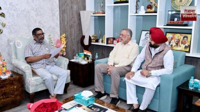 Punjab Health Minister Dr. Balbir Singh and Disaster Management Minister Hardeep Singh Mundian met CM Hemant Soren news in hindi 