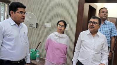 DC DDC inspected Bokaro Parishad news in hindi