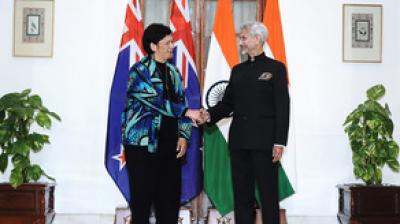 Foreign Minister had extensive discussions with New Zealand's foreign minister (फोटो साभार-PTI)