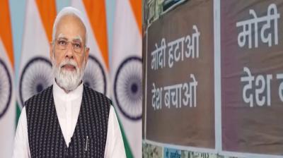 Posters against PM Modi put up in Delhi, nearly 100 FIRs registered